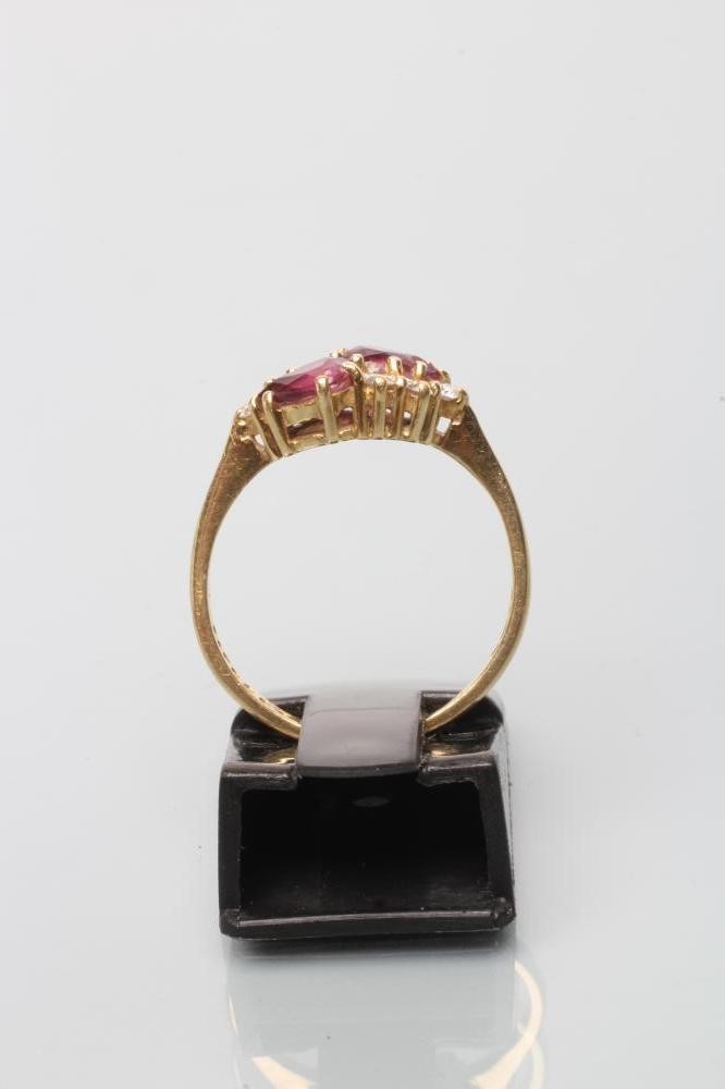 A RUBY AND DIAMOND RING Image
