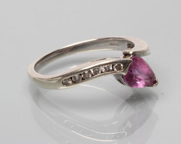 A RUBY AND DIAMOND RING Image