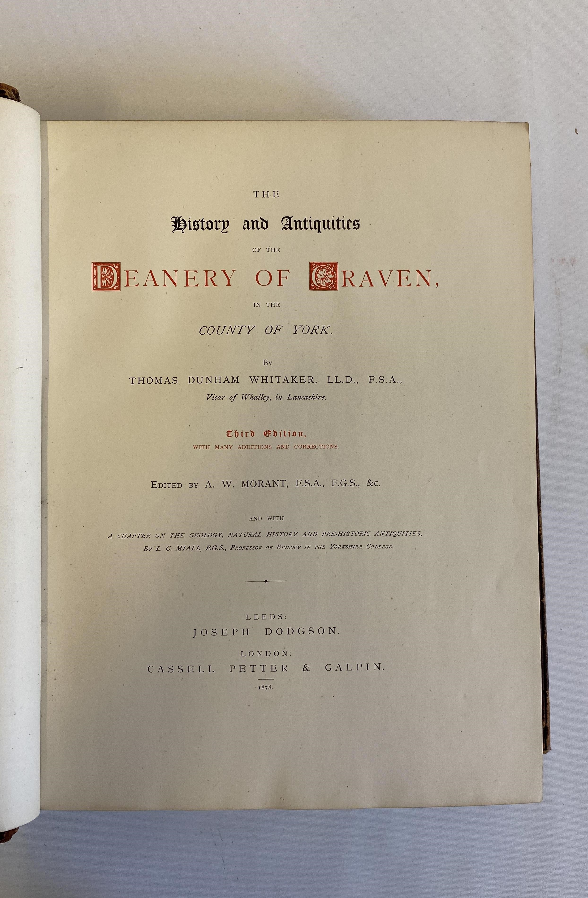 HISTORY AND ANTIQUITIES OF THE DEANERY OF CRAVEN Image