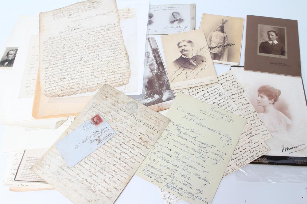 AUTOGRAPH CORRESPONDENCE 1700-1950 Image