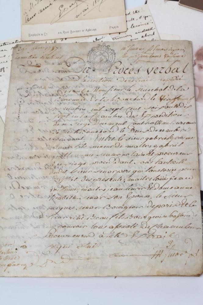 AUTOGRAPH CORRESPONDENCE 1700-1950 Image