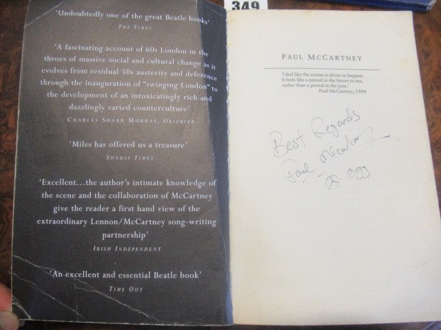 SIGNED BY PAUL McCARTNEY Image