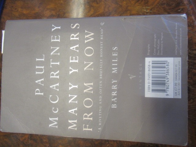 SIGNED BY PAUL McCARTNEY Image