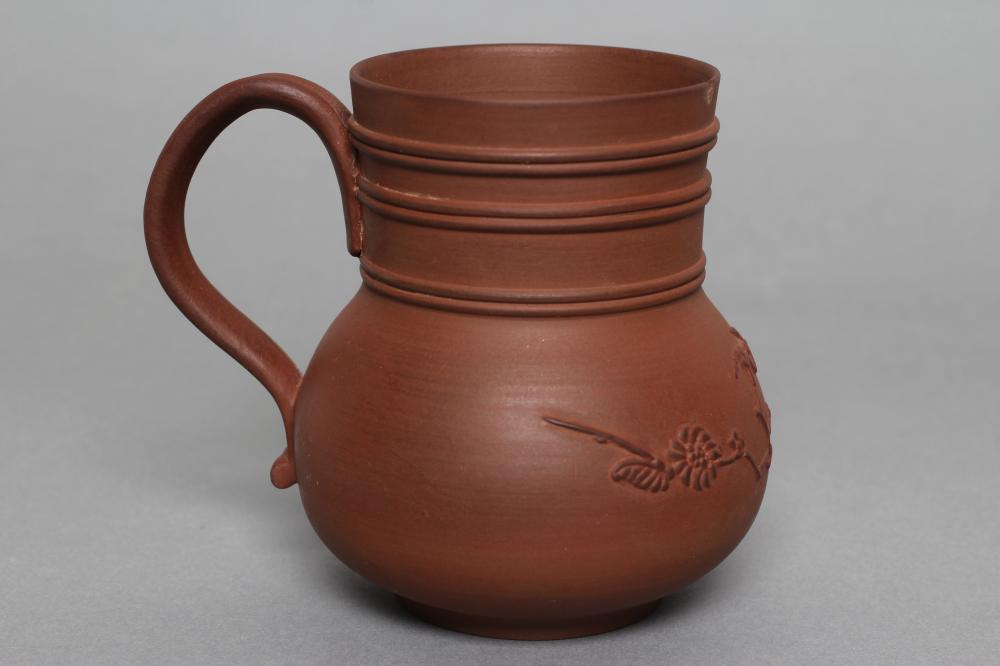AN ELERS TYPE REDWARE MUG Image