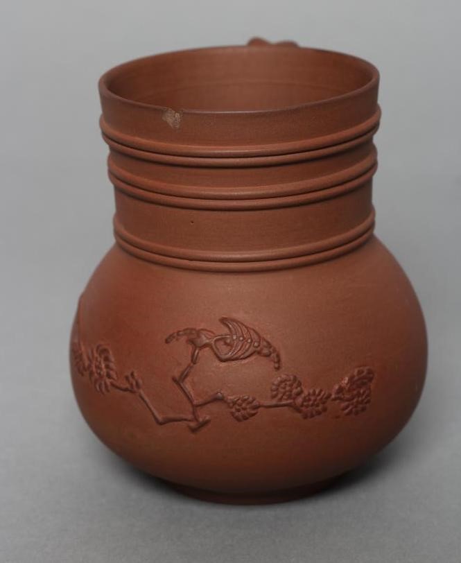 AN ELERS TYPE REDWARE MUG Image