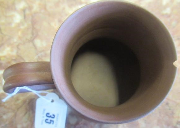 AN ELERS TYPE REDWARE MUG Image