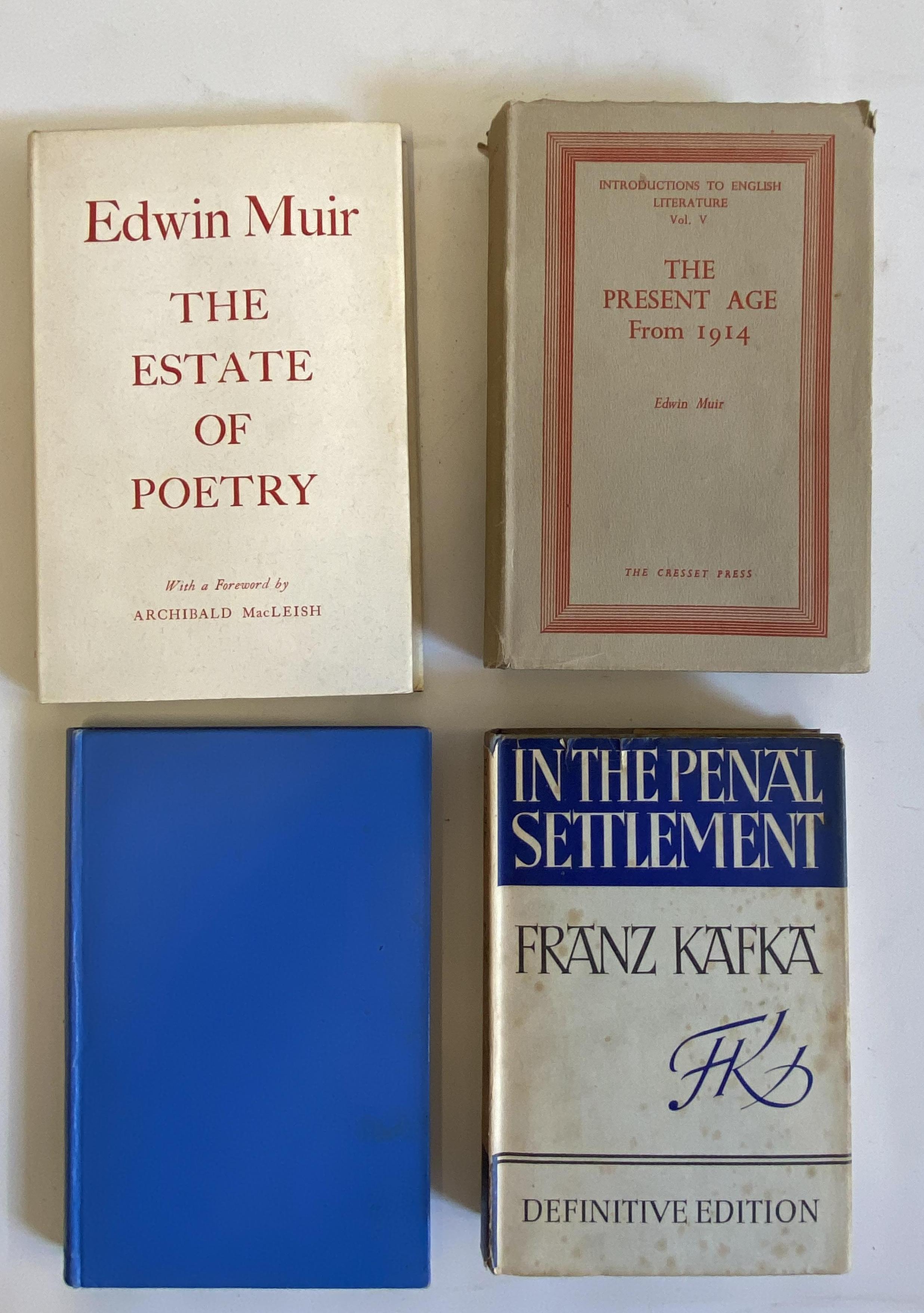 FRANZ KAFKA & EDWIN MUIR Image