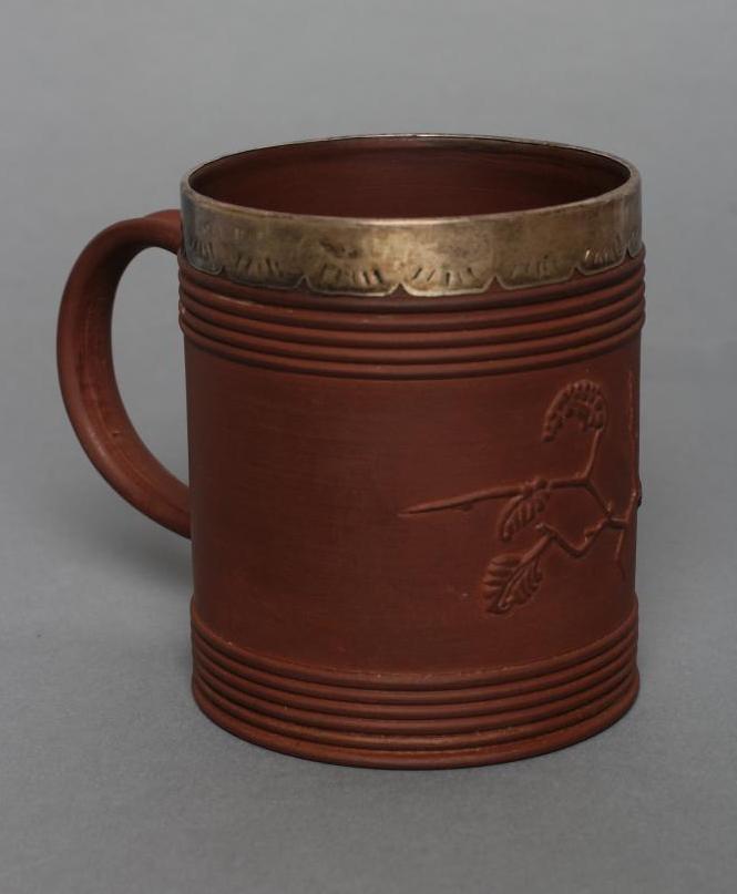 AN ELERS TYPE REDWARE MUG Image