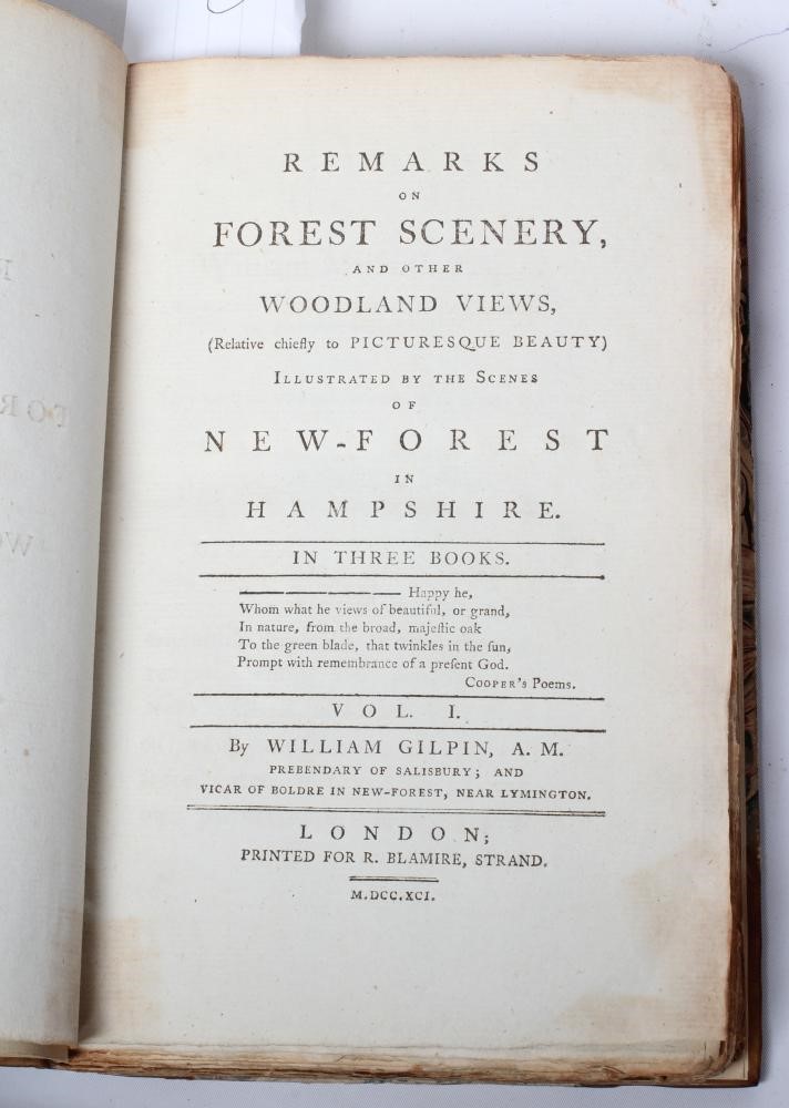 REMARKS ON FOREST SCENERY AND OTHER WOODLAND VIEWS… Illustrated by the Scenes of New-Forest in Image