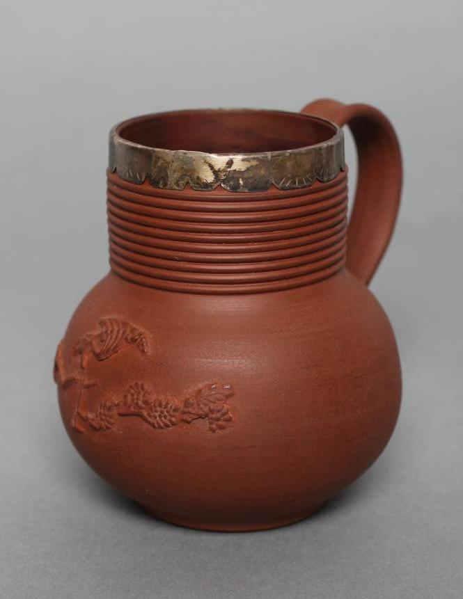 AN ELERS TYPE REDWARE MUG Image