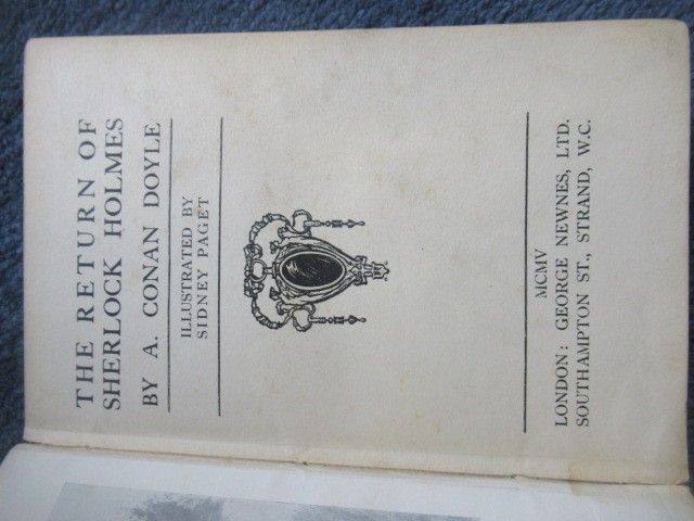 THE RETURN OF SHERLOCK HOLMES Image