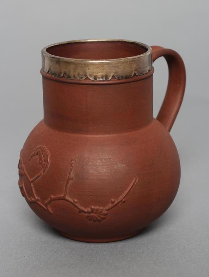 AN ELERS TYPE REDWARE MUG Image
