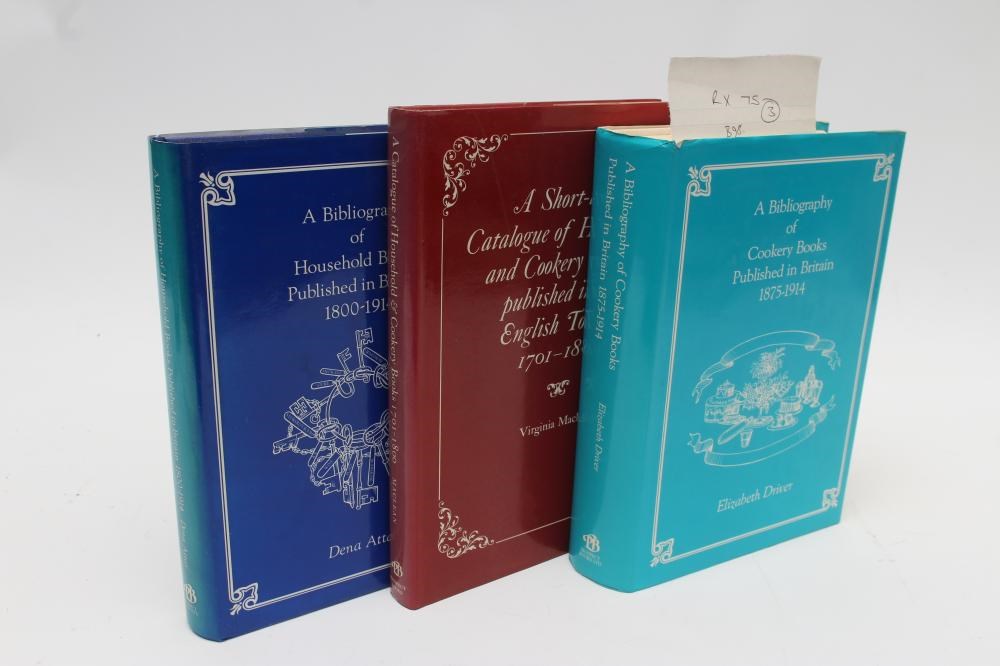 HOUSEHOLD AND COOKERY BIBLIOGRAPHIES Image