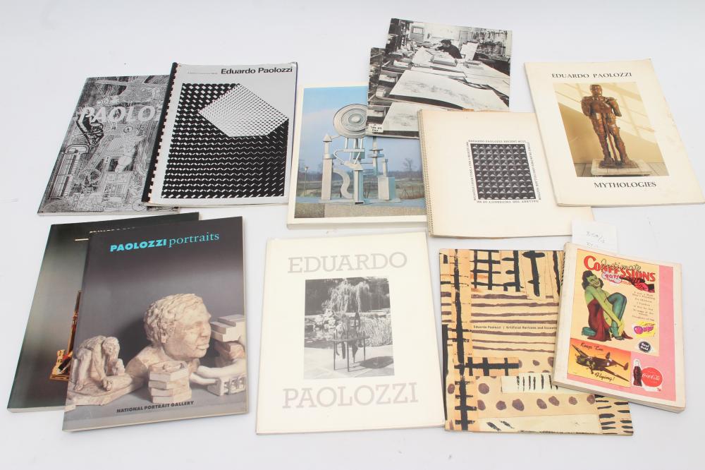 EDUARDO PAOLOZZI - a collection of twelve exhibition and other catalogues and pamphlets etc Image