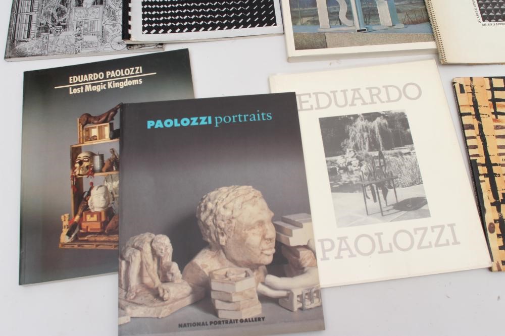 EDUARDO PAOLOZZI - a collection of twelve exhibition and other catalogues and pamphlets etc Image