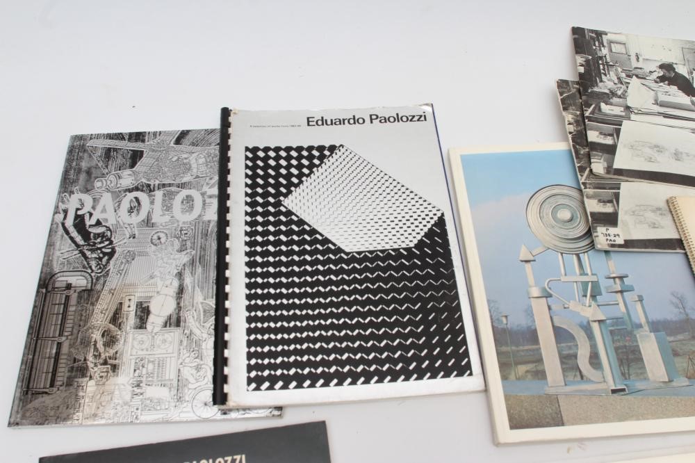 EDUARDO PAOLOZZI - a collection of twelve exhibition and other catalogues and pamphlets etc Image