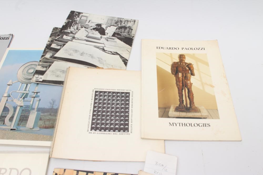 EDUARDO PAOLOZZI - a collection of twelve exhibition and other catalogues and pamphlets etc Image