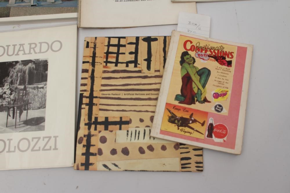 EDUARDO PAOLOZZI - a collection of twelve exhibition and other catalogues and pamphlets etc Image