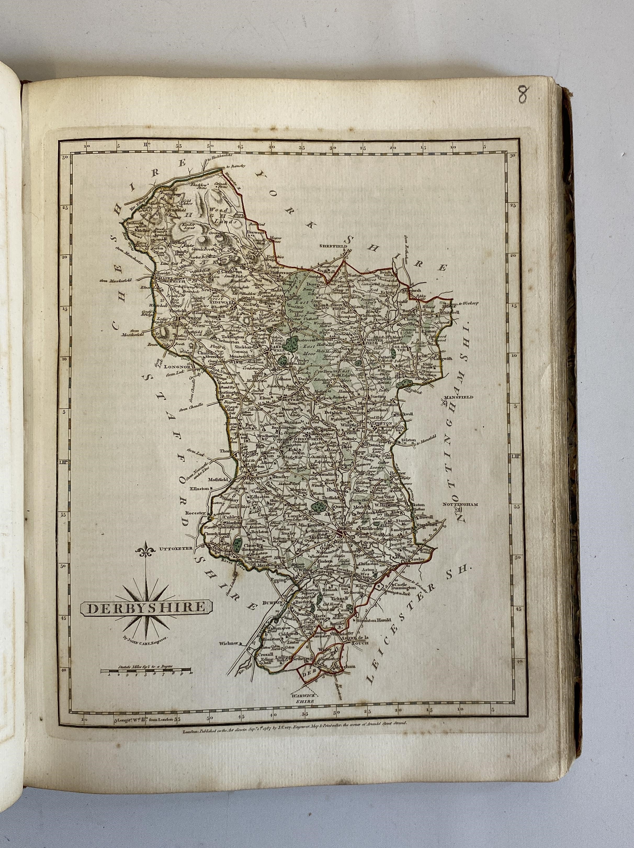 CARY'S NEW AND CORRECT ENGLISH ATLAS BEING A NEW SET OF COUNTY MAPS Image