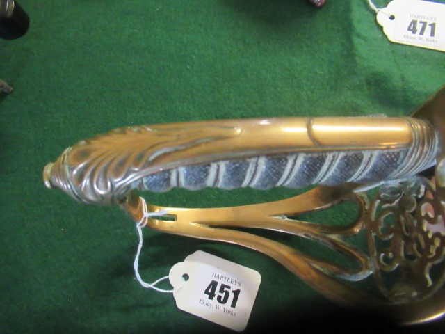 AN 1822 PATTERN INFANTRY OFFICER'S SWORD Image