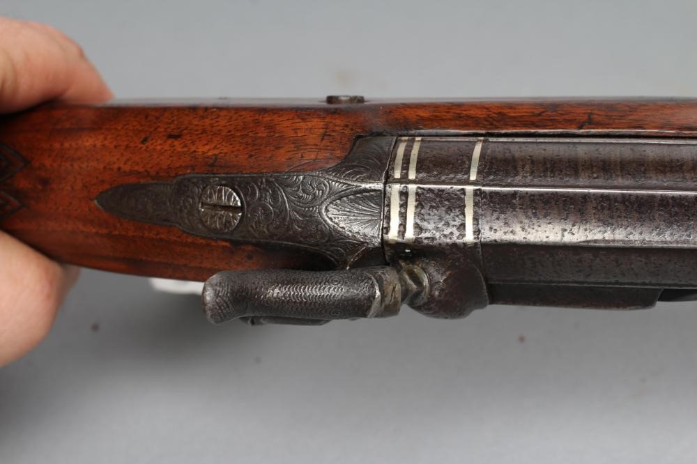 A 15 BORE PERCUSSION SPORTING GUN by W. Egan of Bradford Image