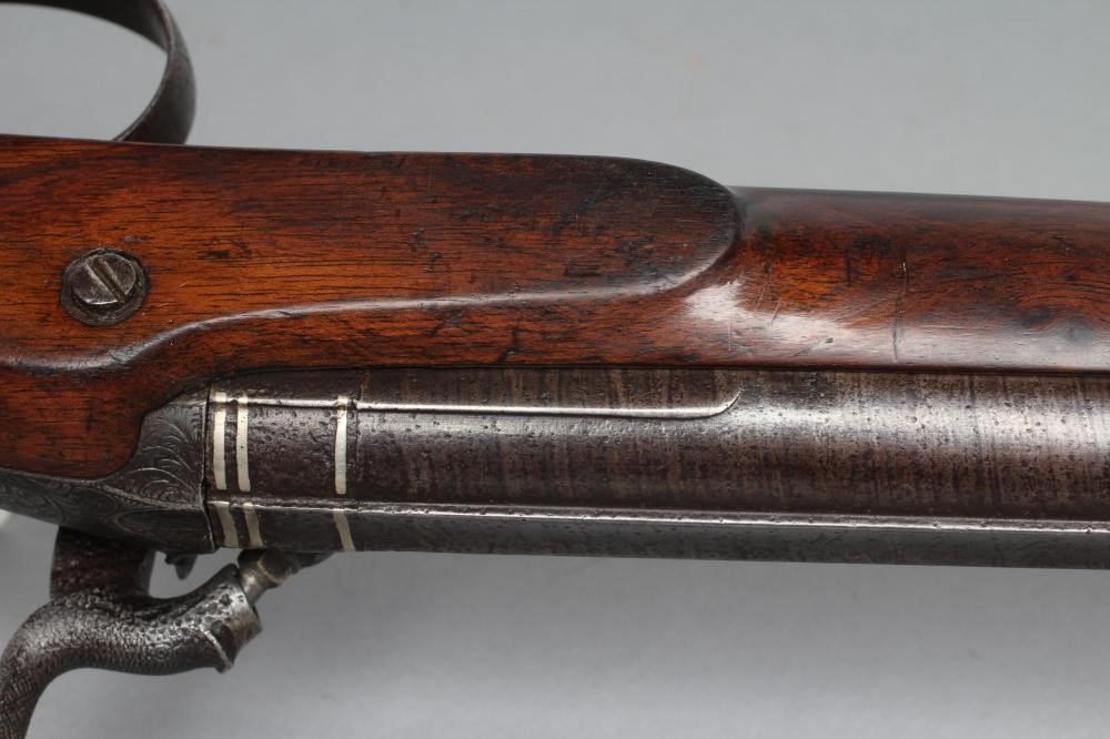 A 15 BORE PERCUSSION SPORTING GUN by W. Egan of Bradford Image