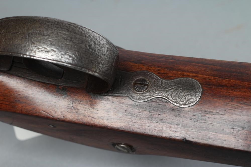 A 15 BORE PERCUSSION SPORTING GUN by W. Egan of Bradford Image