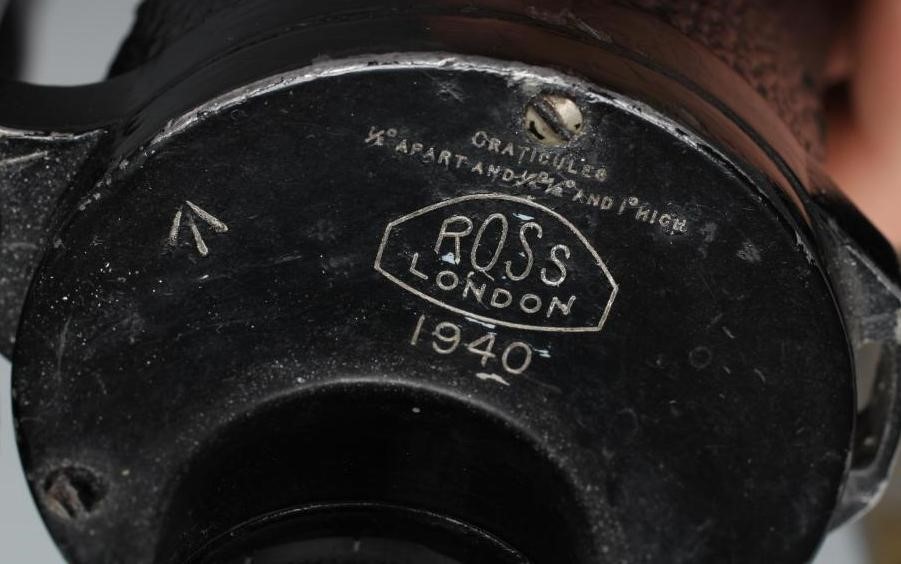 TWO PAIRS OF SECOND WORLD WAR BINOCULARS Image