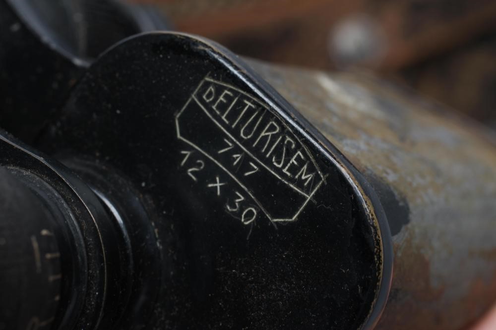 TWO PAIRS OF SECOND WORLD WAR BINOCULARS Image