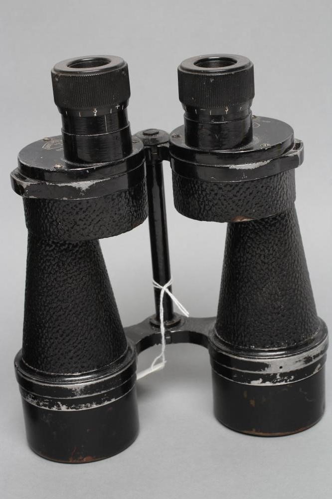 TWO PAIRS OF SECOND WORLD WAR BINOCULARS Image