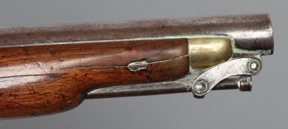 A FLINTLOCK 16 BORE LAND SERVICE PISTOL Image