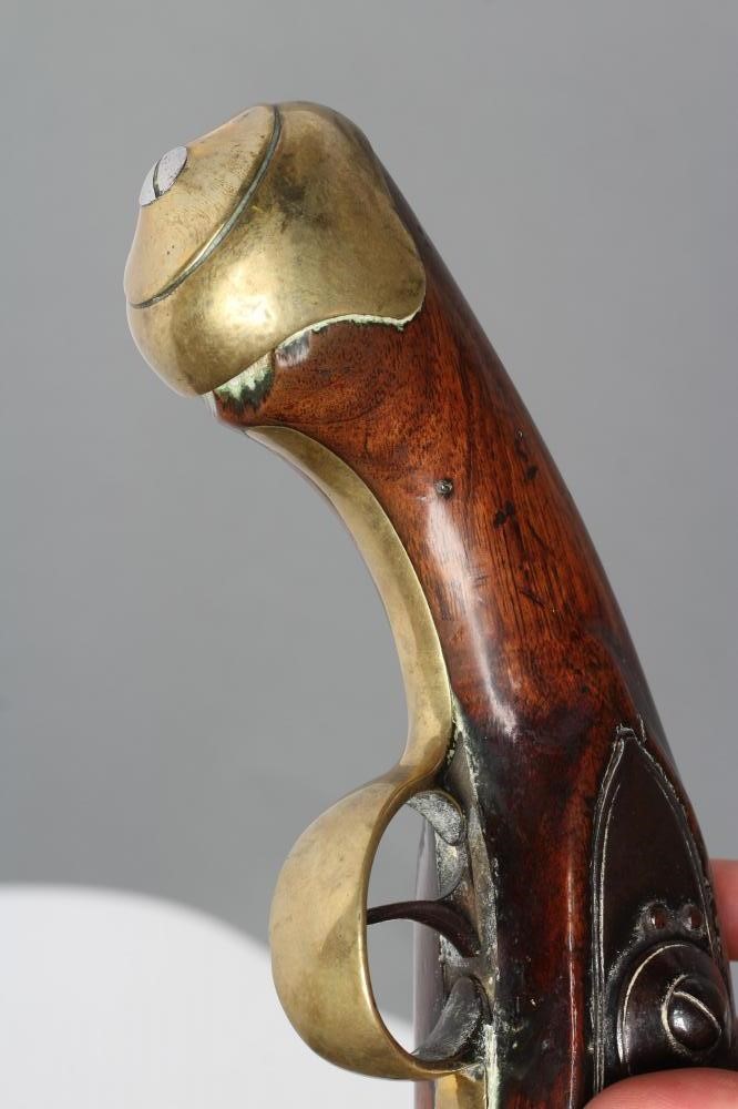 A FLINTLOCK 16 BORE LAND SERVICE PISTOL Image