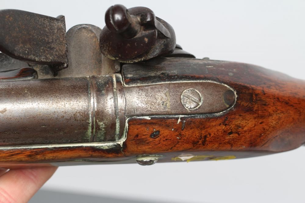 A FLINTLOCK 16 BORE LAND SERVICE PISTOL Image