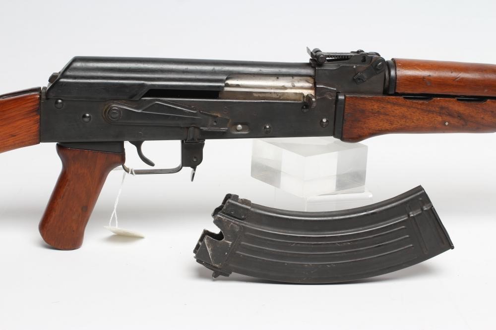 A DEACTIVATED AK47 7.62MM ASSAULT RIFLE of typical form Image