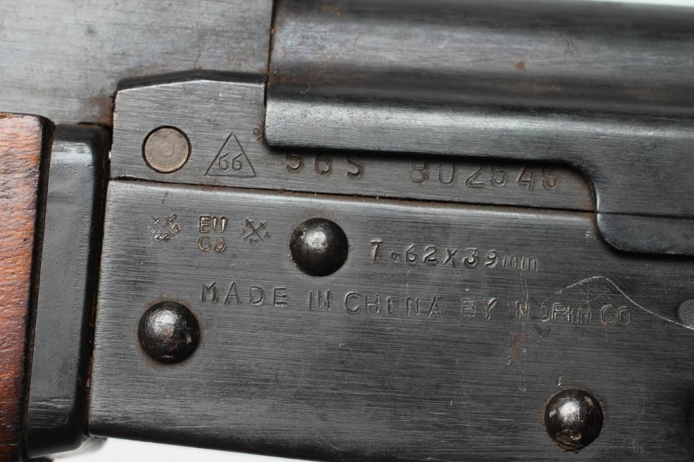 A DEACTIVATED AK47 7.62MM ASSAULT RIFLE of typical form Image