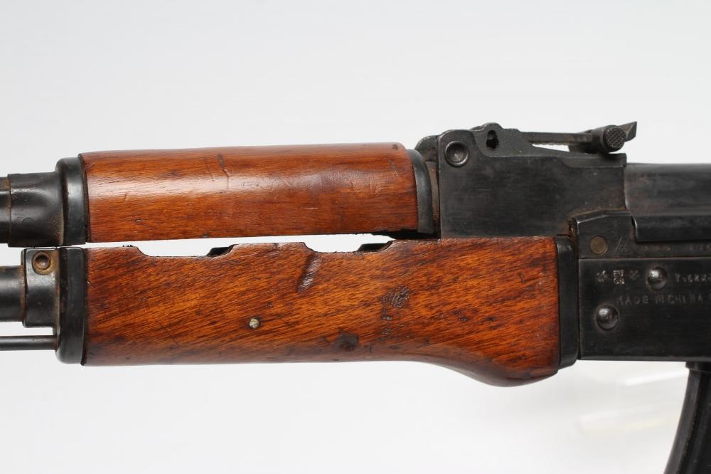 A DEACTIVATED AK47 7.62MM ASSAULT RIFLE of typical form Image