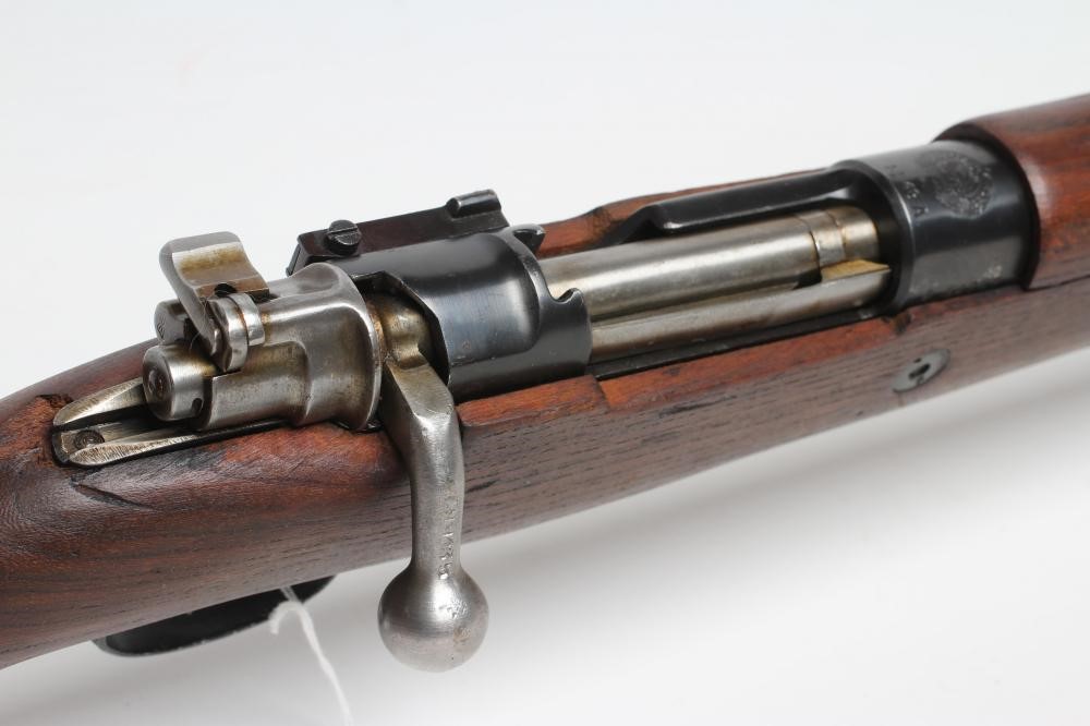 A DEACTIVATED YUGOSLAVIAN MAUSER TYPE 8MM RIFLE Image