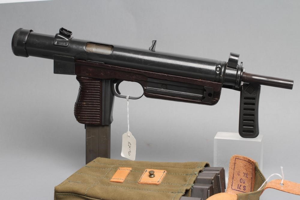A DEACTIVATED CZECHOSLOVAKIAN VZ26 7.62MM SUBMACHINE GUN of typical form Image