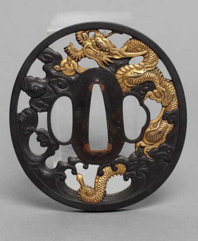 A JAPANESE RYU TSUBA Image