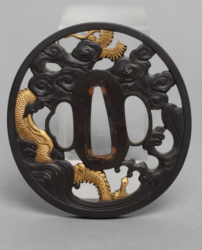 A JAPANESE RYU TSUBA Image