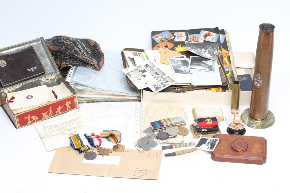 TWO FAMILIES OF MEDALS Image