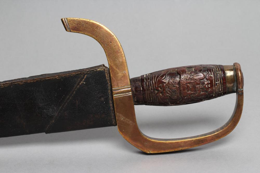 A CHINESE BUTTERFLY SWORD OR HUDIEDAO Image