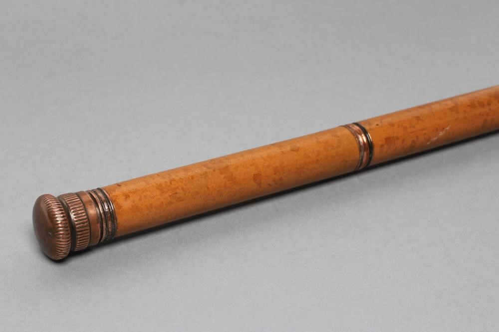 A VICTORIAN GENTLEMAN'S NOVELTY MALACCA CANE Image
