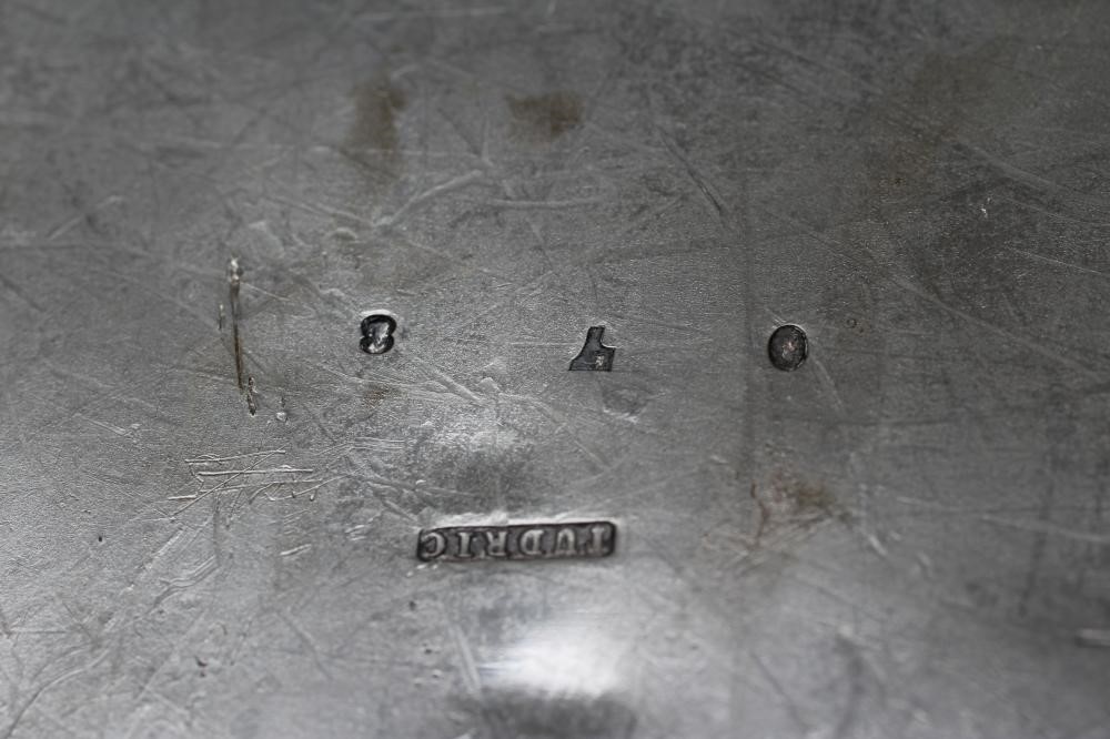 A TUDRIC PEWTER CIGARETTE BOX designed by Archibald Knox Image