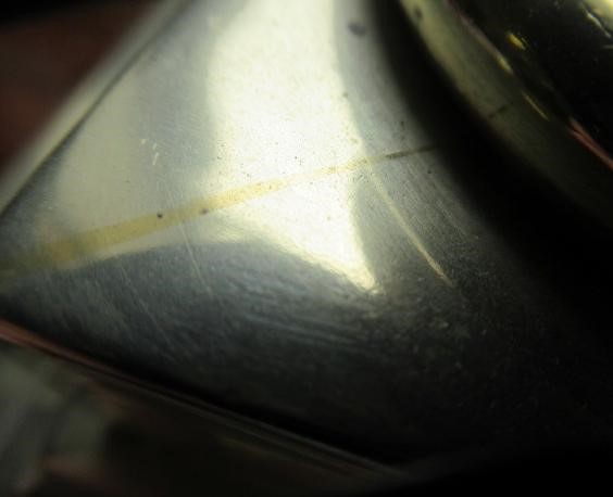 A SILVER PLATED TABLE LAMP Image