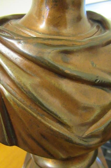 A PAIR OF BRONZE BUSTS of Napoleon Bonaparte and The Duke of Wellington Image