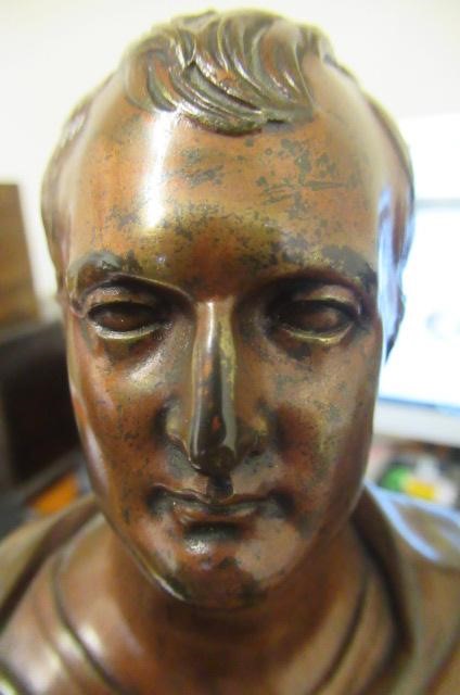 A PAIR OF BRONZE BUSTS of Napoleon Bonaparte and The Duke of Wellington Image