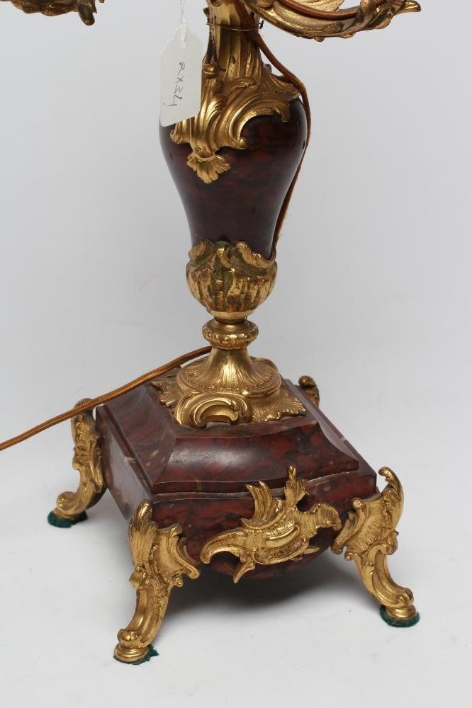 A LOUIS XV STYLE SIX LIGHT CANDELABRUM Image