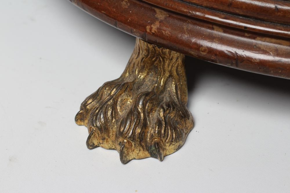 A MAHOGANY WASTE PAPER BASKET Image