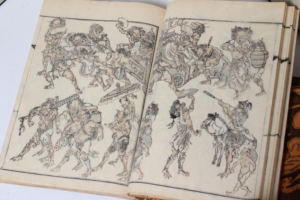 FOUR JAPANESE PRINTED BOOKS Image